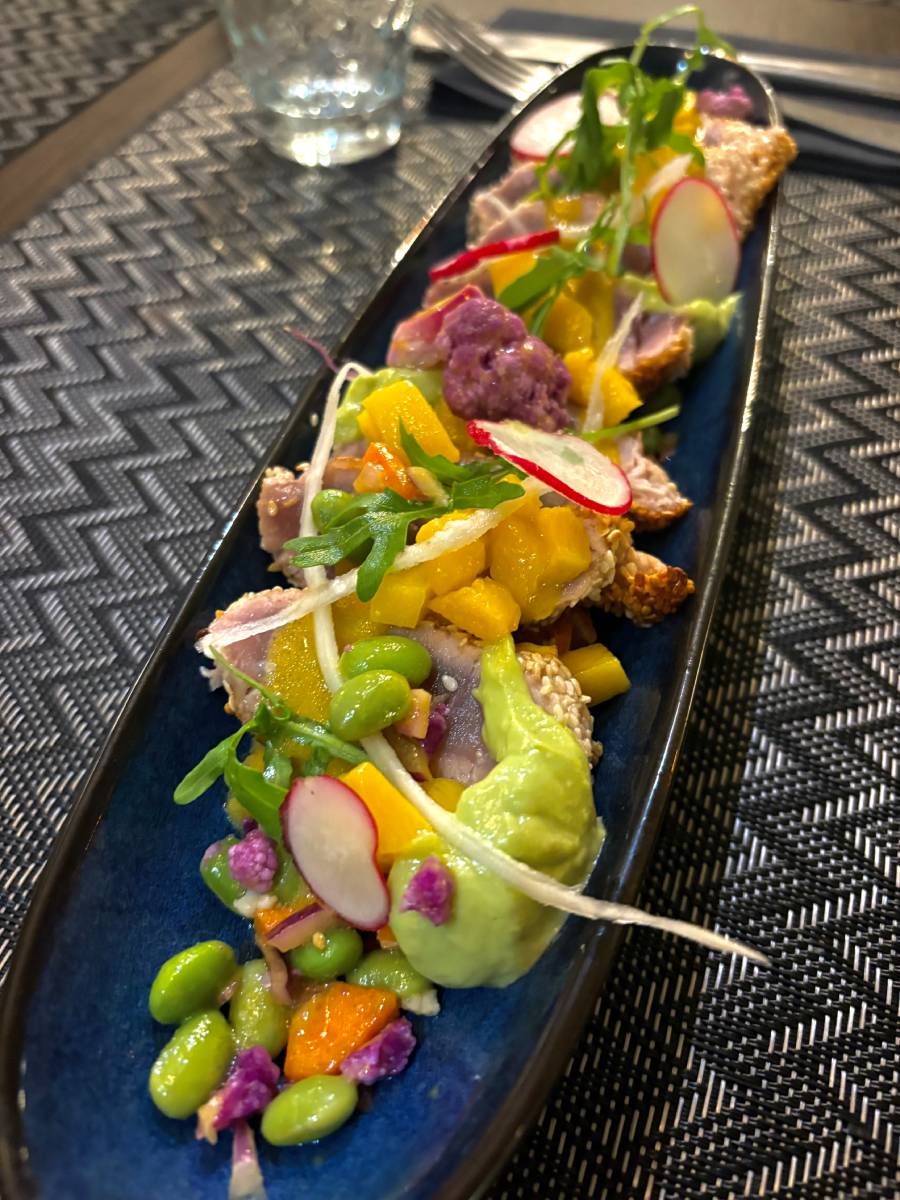 Tataki de thon albacore Tataki de thon albacore