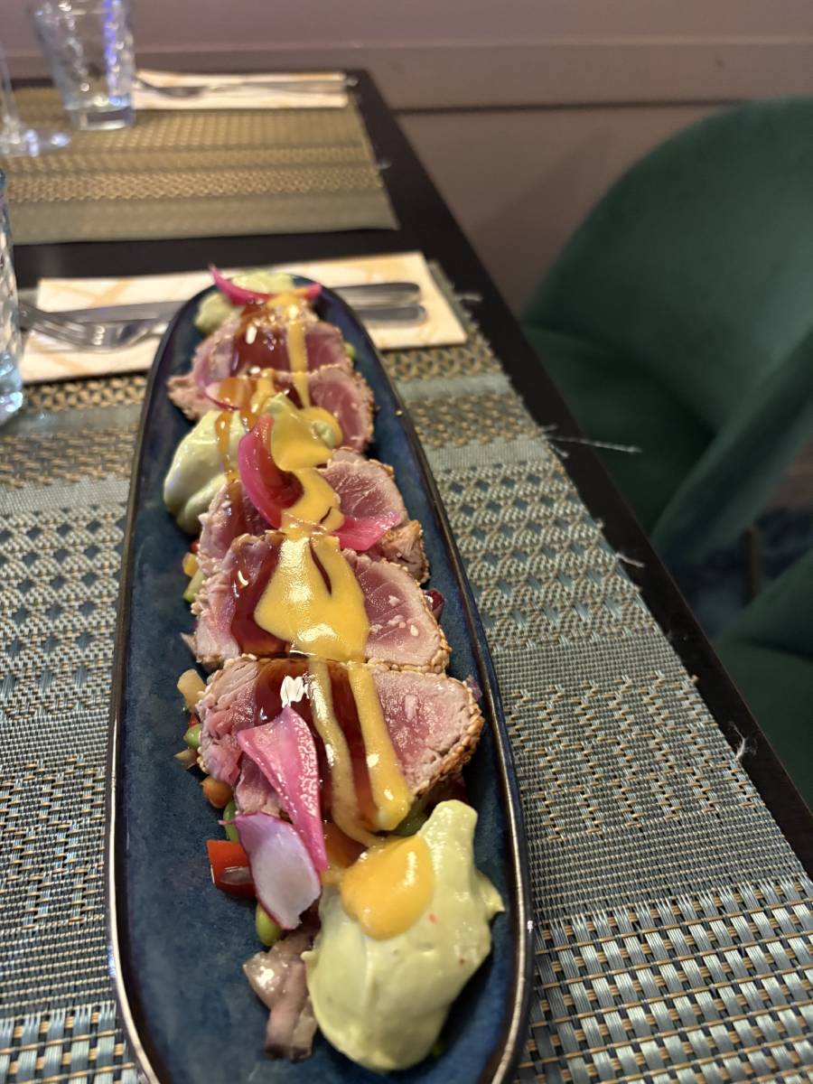 Tataki de thon albacore